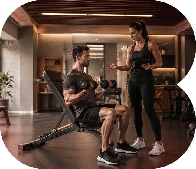 Rezervačný systém pre fitness centrá, trénerov a pohybové štúdiá.